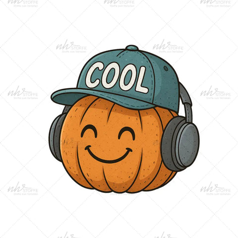 Bügelbild Cool Pumpkin MINI