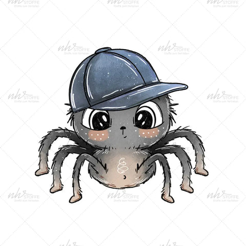 Bügelbild Cool Spider Medium