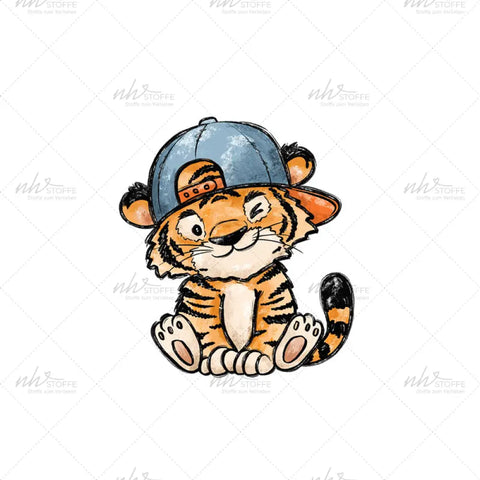 Bügelbild Cool Tiger MINI