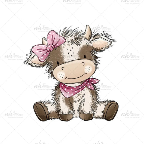 Bügelbild Cow Cutie Girl Medium