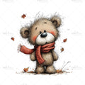 Bügelbild Cozy Baby Bear Medium