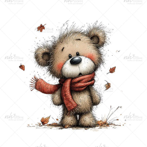 Bügelbild Cozy Baby Bear Medium