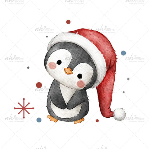 Bügelbild Cozy Penguin Club Medium