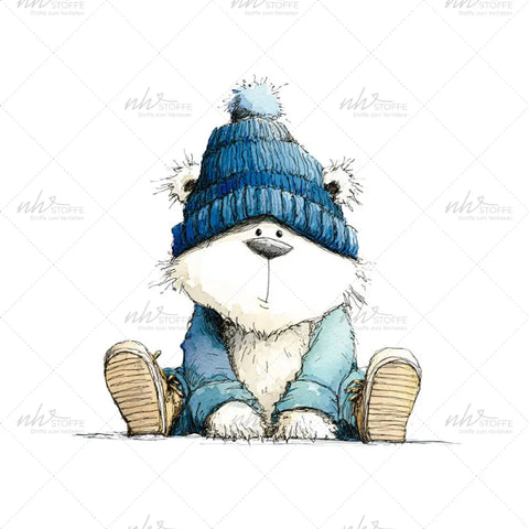 Bügelbild Cozy Polarbear Medium
