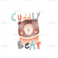 Bügelbild Cuddly Bear Medium