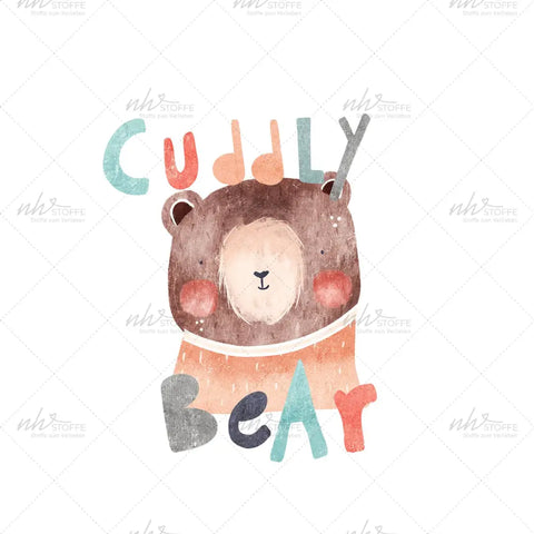 Bügelbild Cuddly Bear Medium