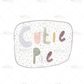 Bügelbild Cutie Pie Medium