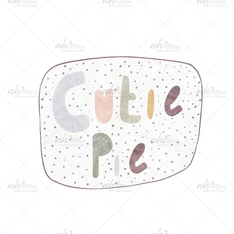 Bügelbild Cutie Pie Medium