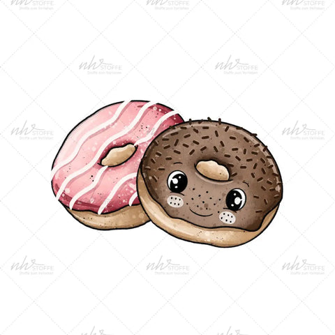 Bügelbild Donutliebe Rosa Medium