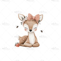Bügelbild Dotty Deer Maxi