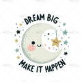 Bügelbild Dream Big Medium
