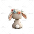 Bügelbild Dreamy Bunny Medium