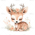 Bügelbild Dreamy Reeindeer Medium
