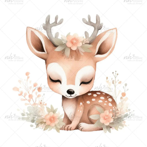 Bügelbild Dreamy Reeindeer Medium