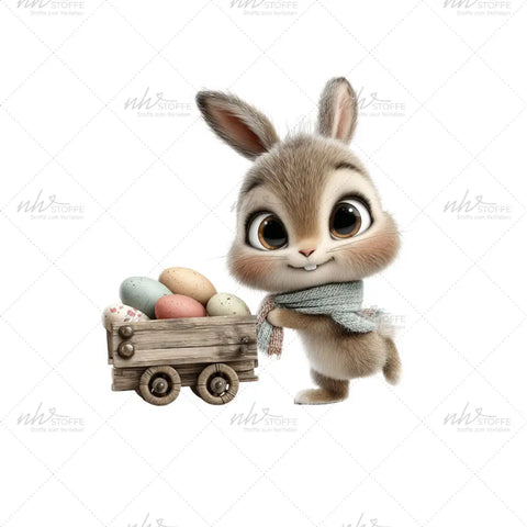 Bügelbild Eierexpress Medium