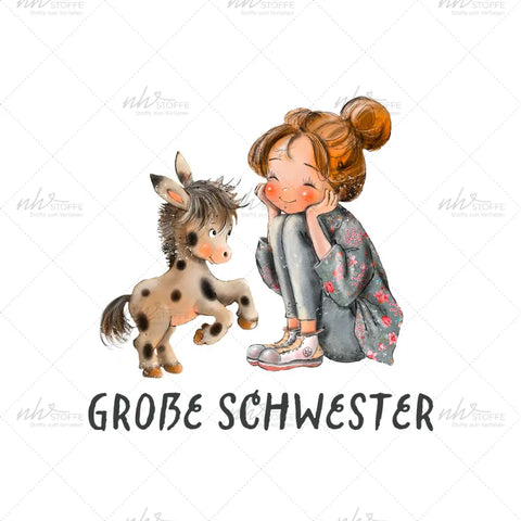 Bügelbild Ella´s große Schwester Medium