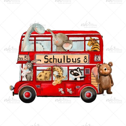 Bügelbild Ernies Abenteuerfahrt zur Schule MINI