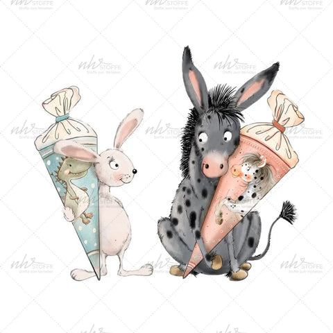 Bügelbild Ernies Einschulung Medium
