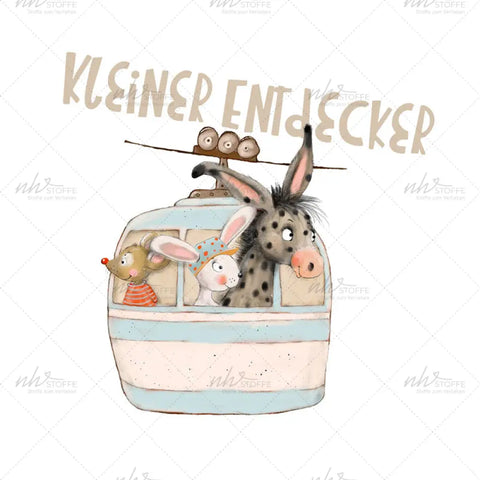 Bügelbild Ernies Gondelfahrt - Kleiner Entdecker Medium