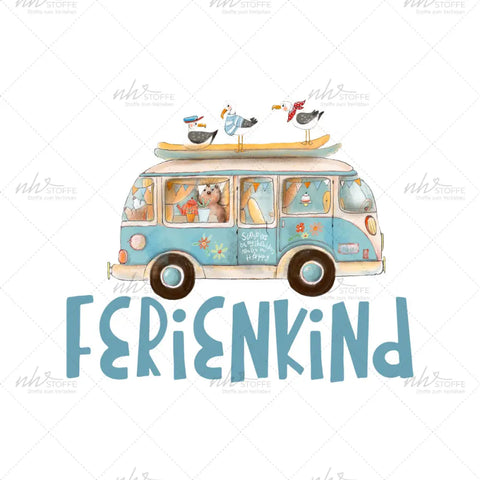 Bügelbild Ferienkind on Tour Medium