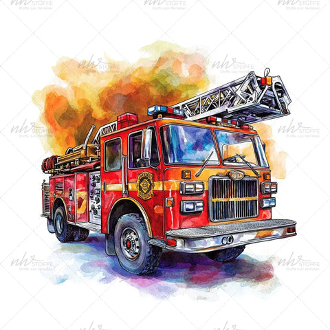 Bügelbild Feuerwehr MAXI