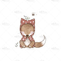 Bügelbild Fine Fuchs Medium
