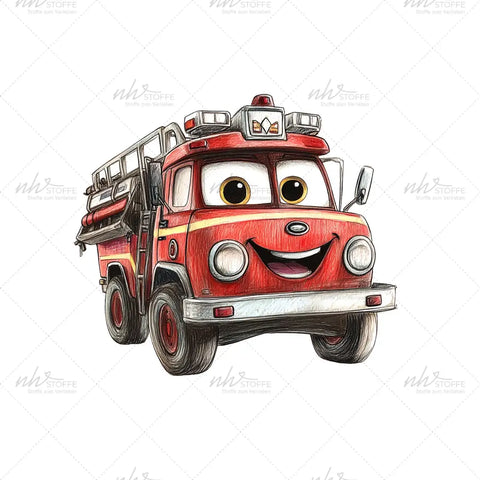 Bügelbild Firefighter Buddy Medium