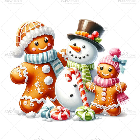 Bügelbild Frosty and the Sweets MAXI