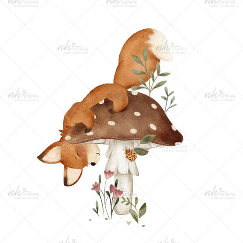 Bügelbild Fuchsversteck MAXI