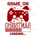 Bügelbild Game on Christmas is loading MAXI