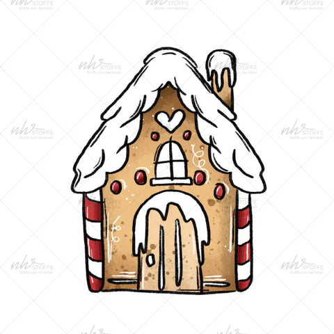 Bügelbild Gingerbread Village (Haus) Medium