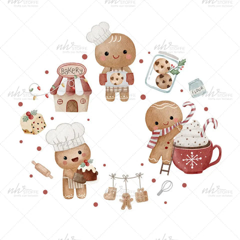 Bügelbild Gingy´s Bakery Set Medium