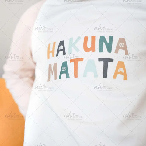 Bügelbild Hakuna Matata Medium