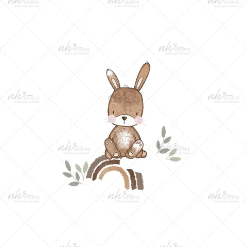 Bügelbild Happy Bunny Medium