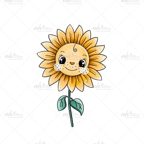 Bügelbild Happy Sunflower Maxi