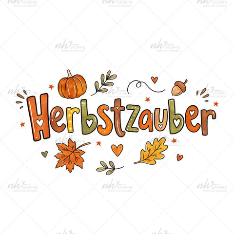 Bügelbild Herbstzauber Medium
