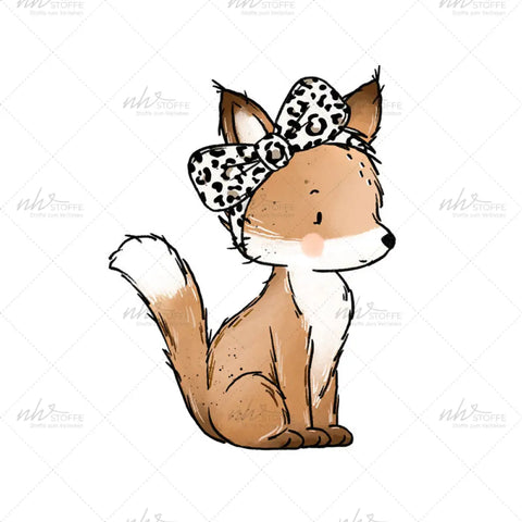 Bügelbild Herbstzeit Fuchs Leo Medium
