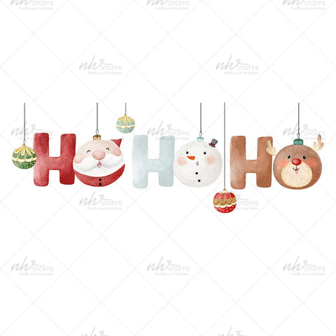Bügelbild HoHoHo Medium