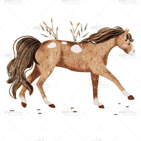Bügelbild Horse Love (Brown) Medium
