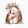Bügelbild Hugging Hedgehog MAXI