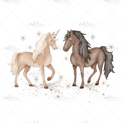 Bügelbild Ich wünscht ich wär ein Einhorn Medium