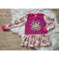 Bügelbild Jungle King Pink Lila MAXI