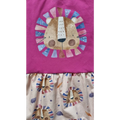 Bügelbild Jungle King Pink Lila MAXI