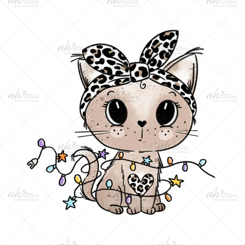 Bügelbild Kitty X Mas MAXI