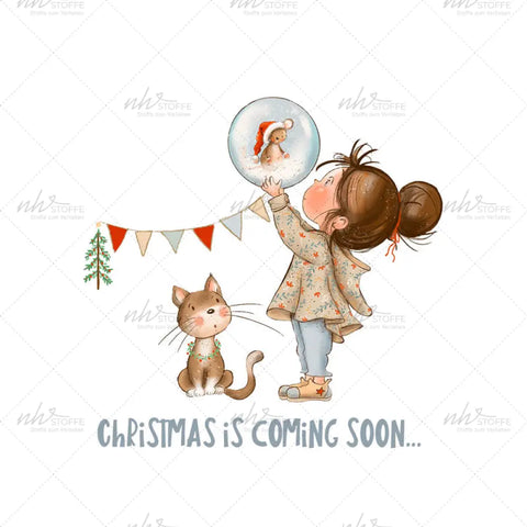 Bügelbild Kittys Dream of Christmas Medium
