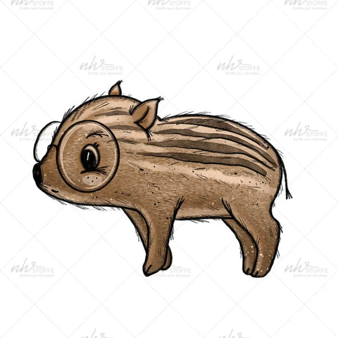 Bügelbild Kleiner Frischling MINI