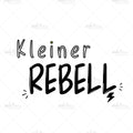 Bügelbild Kleiner Rebell Medium