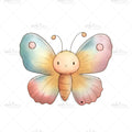 Bügelbild Kleiner Schmetterling Medium