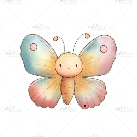 Bügelbild Kleiner Schmetterling Medium