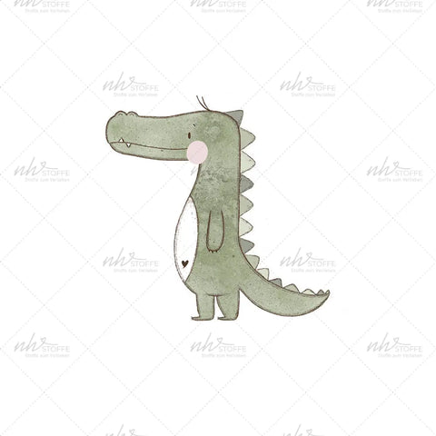Bügelbild Kleines Krokodil MINI